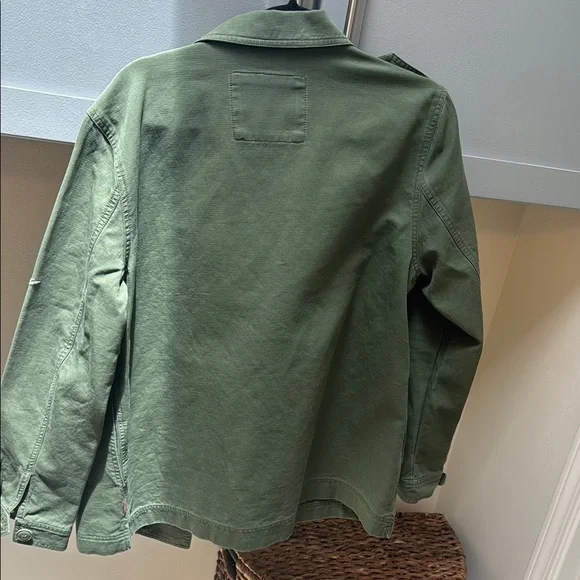 Levi’s Embroidered Green Military Jacket - Picture 8 of 12